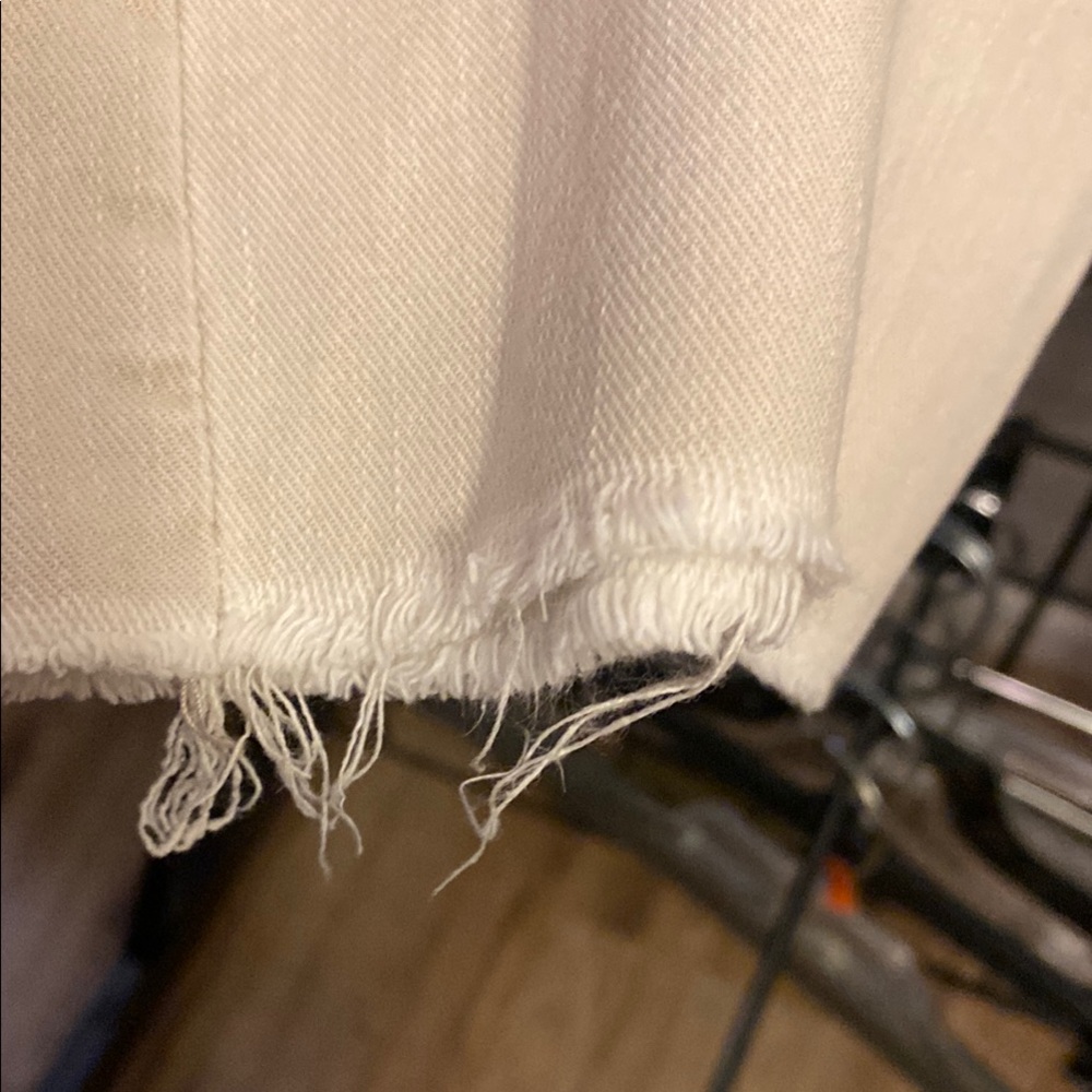 MOTHER Cream Straight Leg Jeans - Picture 4 of 14